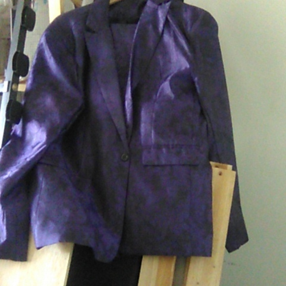 Light weight purple suit